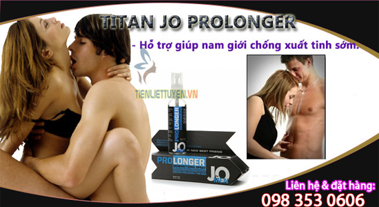 Titan JO Prolonger - hỗ trợ trị xuất tinh sớm.