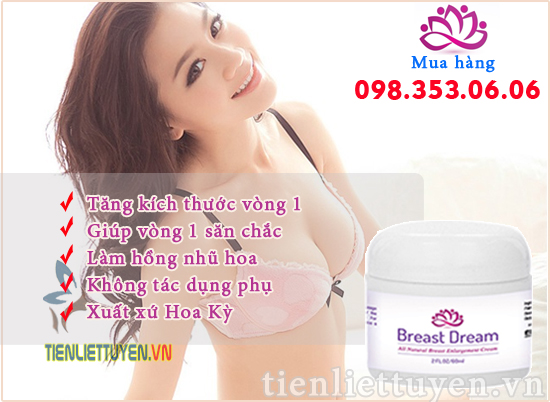 Kem bôi nâng ngực tự nhiên UPSIZE-PRO BREAST DREAM