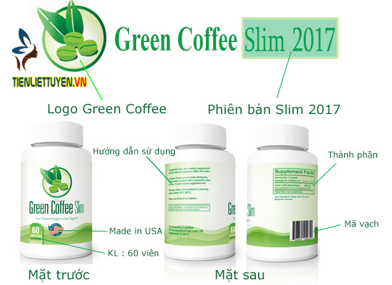 Cà phê giảm cân green coffee chất lượng số 1 của Mỹ