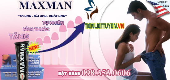 Gel TiTan MaxMan kéo dài kích cỡ dương vật