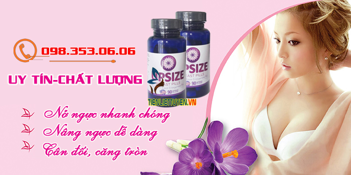 Viên uống nở ngực tự nhiên Upsize Breast Pills