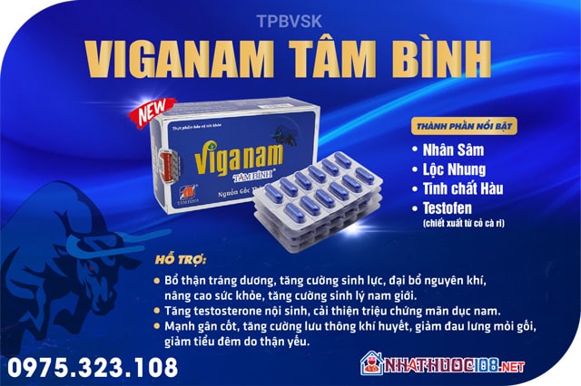 công dụng của thuốc viganam