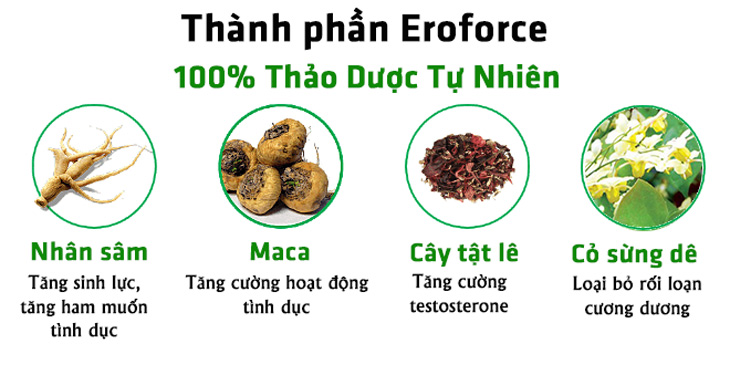 Thành phần của thuốc Eroforce